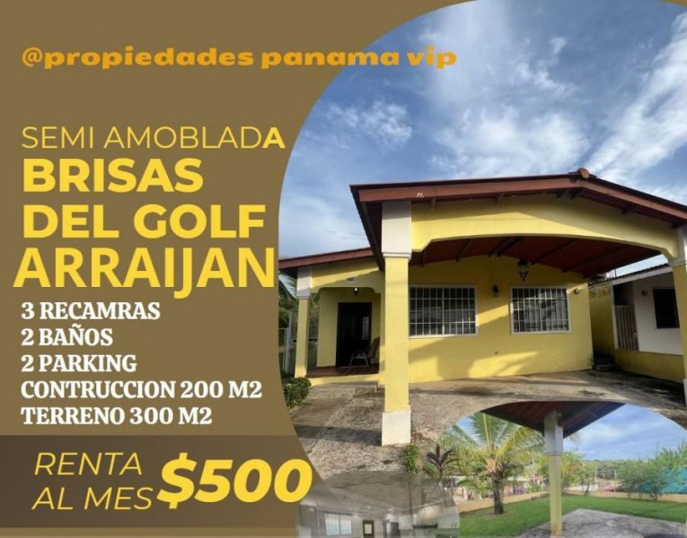 Casa en Alquiler en arraijan brisas del golf, Panamá