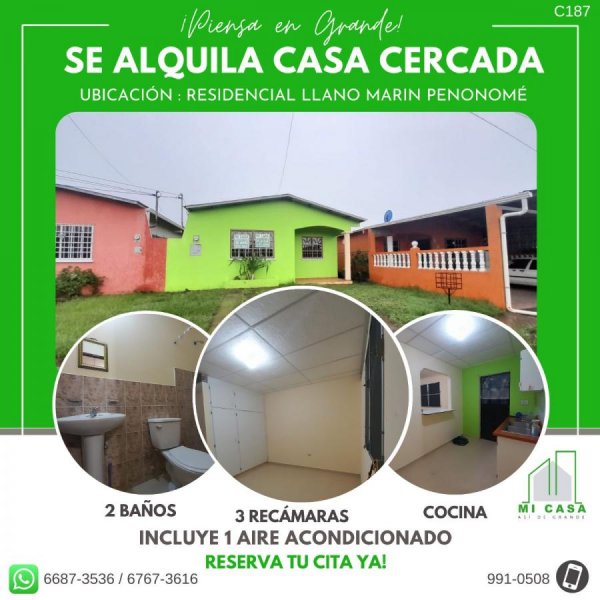 Foto Casa en Alquiler en Penonomé, Coclé, Coclé - U$D 350 - CAA67731 - BienesOnLine