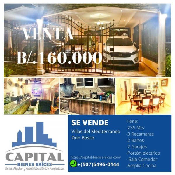 Foto Casa en Venta en villas de don bosco, Panamá - U$D 160.000 - CAV32633 - BienesOnLine