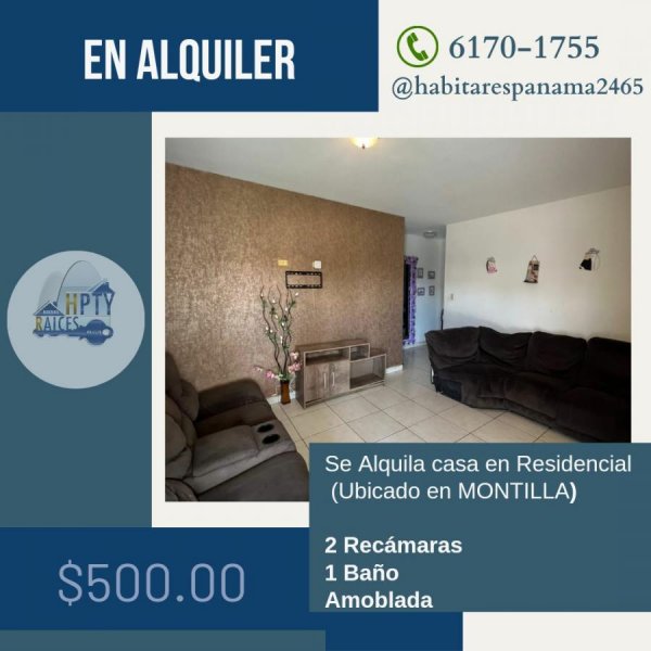 Casa en Alquiler en Montilla David, Chiriquí