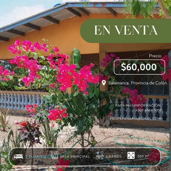 Casa en Venta en  Salamanca, Colón