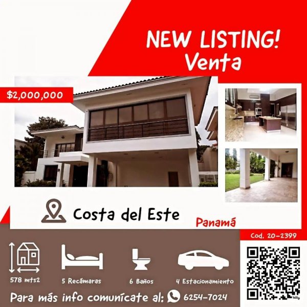 Foto Casa en Venta en Ciudad de Panamá, Panamá - U$D 2.000.000 - CAV72324 - BienesOnLine