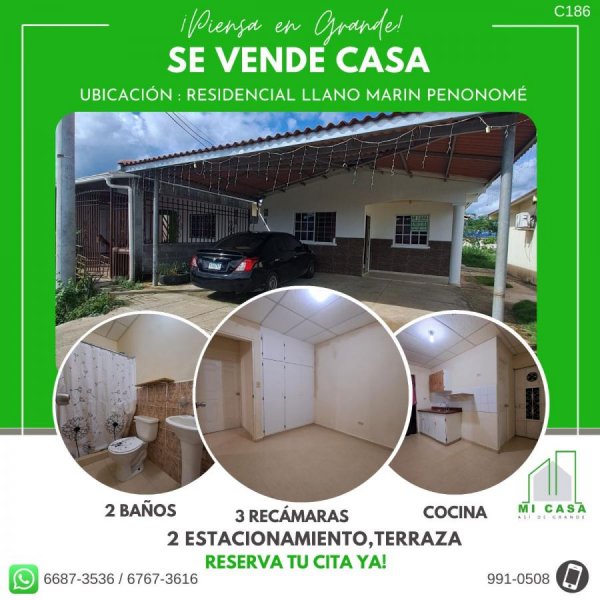 Casa en Venta en Llano Marin Penonomé, Coclé