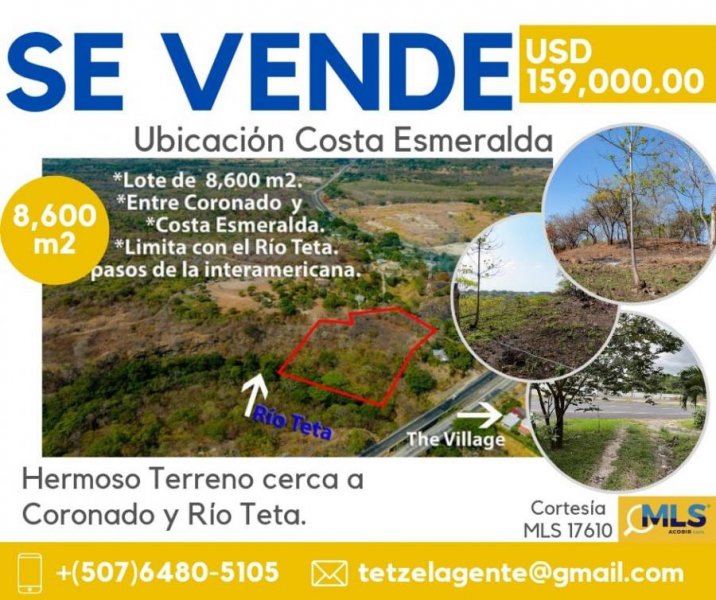 Terreno en Venta en  La Ensenada, Panamá